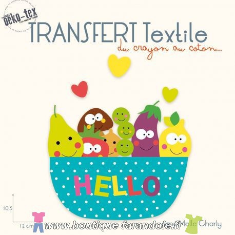 Transfert textile Little Rondelune