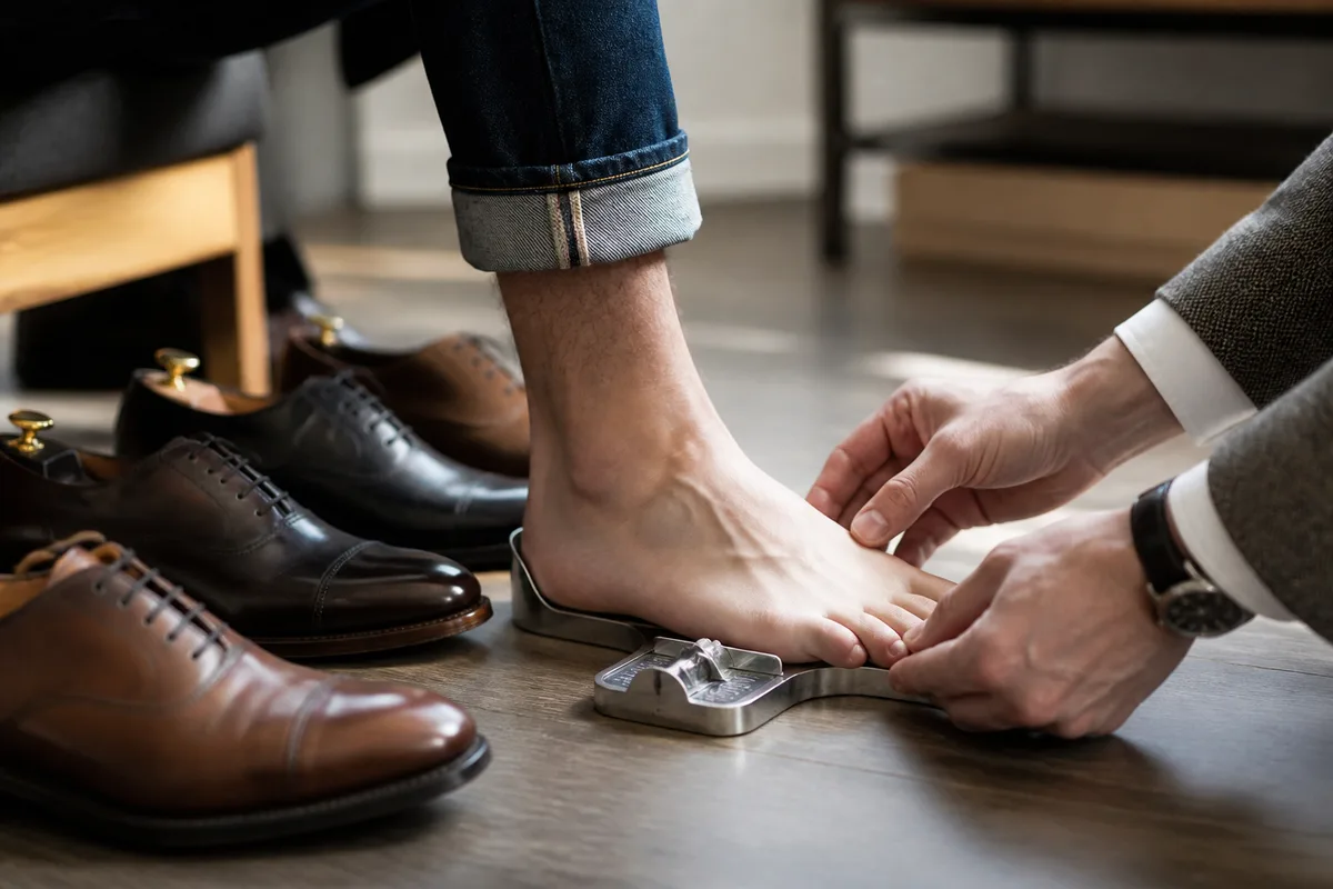 Comment choisir ses chaussures homme en partant du pied